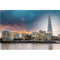 Новая ратуша в Лондоне - Фотообои Современный город|Англия