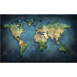 Карта на стену - Фотообои карта мира - Модульная картины, Репродукции, Декоративные панно, Декор стен