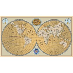 Континенты - Фотообои карта мира - Модульная картины, Репродукции, Декоративные панно, Декор стен