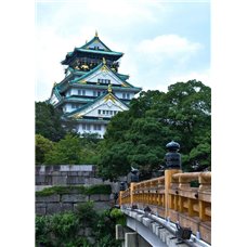 Картина на холсте по фото Модульные картины Печать портретов на холсте Осака - Фотообои Японские и просто сады
