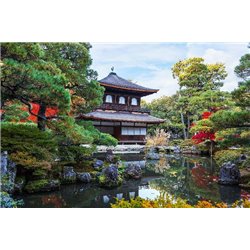 Дом в Азии - Фотообои Японские и просто сады - Модульная картины, Репродукции, Декоративные панно, Декор стен