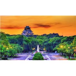 Живописный закат - Фотообои Японские и просто сады - Модульная картины, Репродукции, Декоративные панно, Декор стен