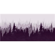Картина на холсте по фото Модульные картины Печать портретов на холсте Лес ночью в тумане - Фотообои природа|лес