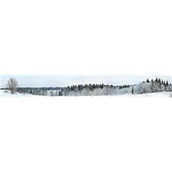 Зимний пейзаж - Фотообои Расширяющие пространство - Модульная картины, Репродукции, Декоративные панно, Декор стен