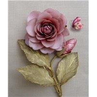 Портреты картины репродукции на заказ - Крупная роза - 3D фотообои|3D цветы
