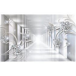 Светлый коридор - Фотообои Расширяющие пространство - Модульная картины, Репродукции, Декоративные панно, Декор стен