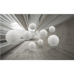 Колючие 3d сферы - 3D фотообои|3D расширяющие пространство - Модульная картины, Репродукции, Декоративные панно, Декор стен