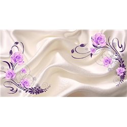 Фиолетовые розы - 3D фотообои|3Д обои в спальню - Модульная картины, Репродукции, Декоративные панно, Декор стен