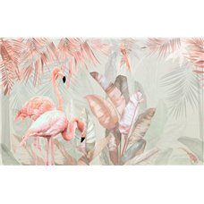Картина на холсте по фото Модульные картины Печать портретов на холсте Фламинго - Фотообои природа|деревья и травы