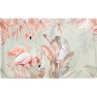 Портреты картины репродукции на заказ - Фламинго - Фотообои природа|деревья и травы