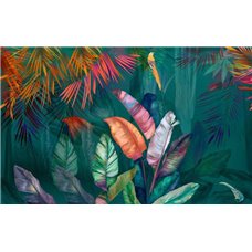 Картина на холсте по фото Модульные картины Печать портретов на холсте Разноцветные листья - Фотообои природа|деревья и травы