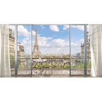 Портреты картины репродукции на заказ - Окно в Париж - Фотообои Фрески
