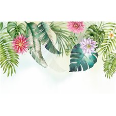 Картина на холсте по фото Модульные картины Печать портретов на холсте Тропические цветы - 3D фотообои|3D цветы