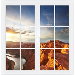 Рассвет в горах - Вид из окна - Модульная картины, Репродукции, Декоративные панно, Декор стен