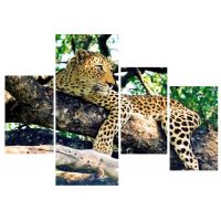 Портреты картины репродукции на заказ - Леопард на ветвях