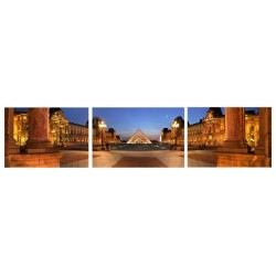 Пирамида Лувра - Модульная картины, Репродукции, Декоративные панно, Декор стен