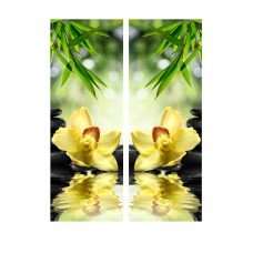 Картина на холсте по фото Модульные картины Печать портретов на холсте Орхидея над водой