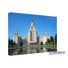 Картина на холсте по фото Модульные картины Печать портретов на холсте Московский университет