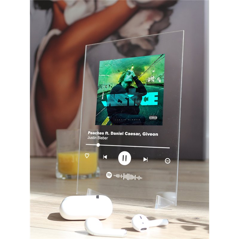 Justin Bieber - Peaches ft. Daniel Caesar, Giveon - постер Spotify