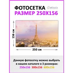 Фотофасад для дома 250*158 - легкий способ быстро украсить забор для сада. Люверсы в комплекте