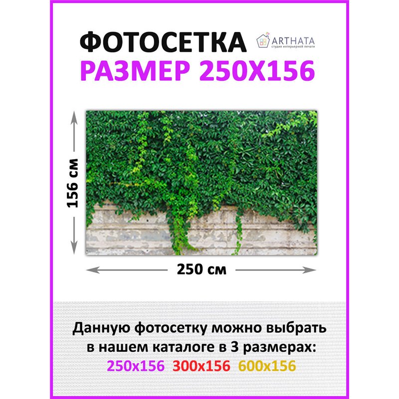 Фотосетка на забор 250*156. Декоративный баннер для беседки - фотофасад на ограждения от ArtHata - легкий способ быстро украсить