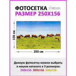 Фото сетка 2,5м. Фото Баннер для беседки, декоративная зелень для забора от ArtHata - легкий способ быстро украсить дачный участ