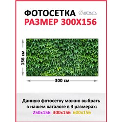 Забор декоративный фотосетка 300х158. Фотосетка для беседки с рисунком - декоративная сетка для забора и беседки от ArtHata - ле