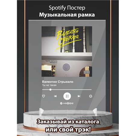 Валентин Стрыкало - Ты не такая - постер Spotify
