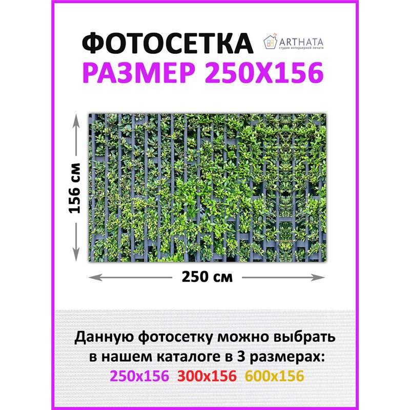 На забор фотосетка 250 - легкий способ быстро украсить дачный участок. Люверсы в комплекте