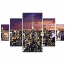 Картина на холсте по фото Модульные картины Печать портретов на холсте Empire State Building