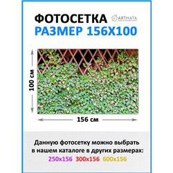 Фотофасад для забора 156х100 с люверсами - легкий способ быстро украсить забор на даче. Люверсы в комплекте