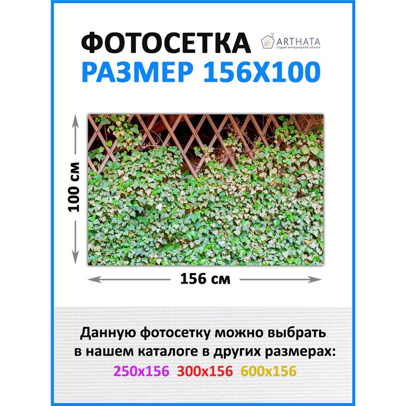 Фотофасад для забора 156х100 с люверсами - легкий способ быстро украсить забор на даче. Люверсы в комплекте