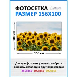Фотофасад для беседки и забора 156*100см - легкий способ быстро украсить беседку. Люверсы в комплекте