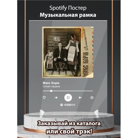 Макс Корж - Слово пацана - постер Spotify