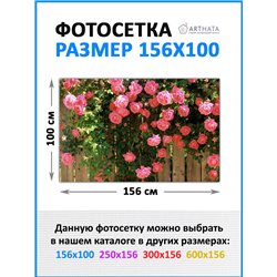 Фотофасад 156х100 на беседку. На беседку фотосетка, декоративное ограждение для забора от ArtHata - легкий способ быстро украсит