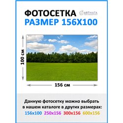 Фотосетка для забора 156х100см - легкий способ быстро украсить беседку. Люверсы в комплекте