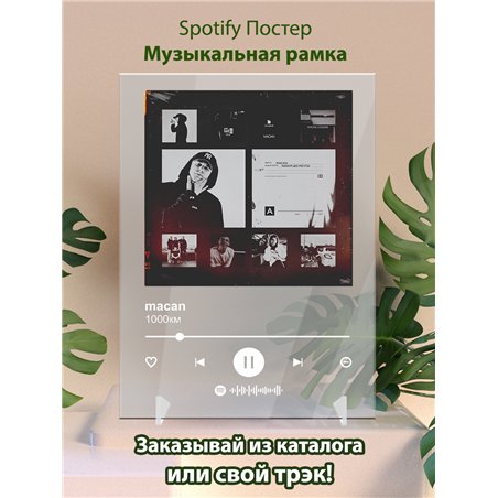 1000км macan - постер Spotify