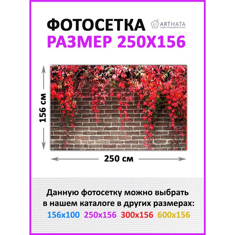 Фото сетка 2,5м. Декор для забора фотофасад - декоративный баннер от ArtHata - легкий способ быстро украсить свой участок. Лювер