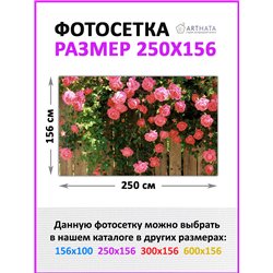 Сетка декоративная на забор 250. Фотофасад для забора и стен - сетка декоративная от ArtHata - легкий способ быстро украсить сад