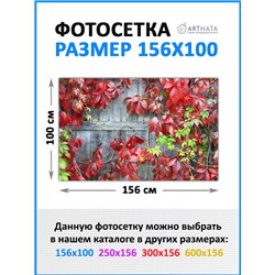 Фотофасад для забора и стен и беседки 156*100см - легкий способ быстро украсить беседку. Люверсы в комплекте