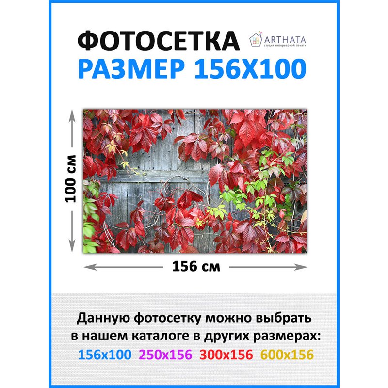 Фотофасад для забора и стен и беседки 156*100см - легкий способ быстро украсить беседку. Люверсы в комплекте