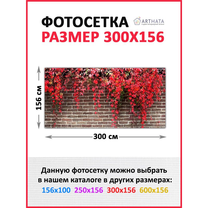 Фото сетка 3м. Декор для забора фотофасад - декоративный баннер от ArtHata - легкий способ быстро украсить свой участок. Люверсы
