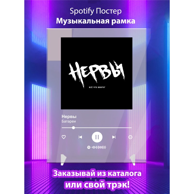 Нервы-Батареи - постер Spotify