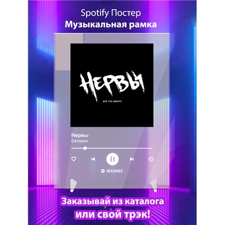 Нервы-Батареи - постер Spotify
