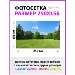Фотосетка на забор 250*158 - легкий способ быстро украсить забор на даче. Люверсы в комплекте