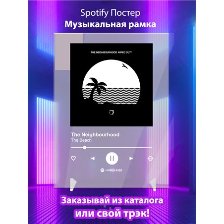 The Neighbourhood - The Beach - постер Spotify