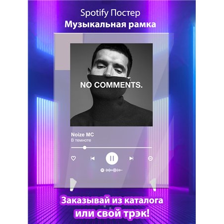 Noize MC-В темноте - постер Spotify