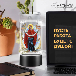 Беспроводной ночник икона "Покров Пресвятой Богородицы" — заказать в Минске | Православный