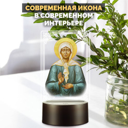 Беспроводной ночник икона "Блаженная Матрона Московская" — купить в Беларуси | Помощь в делах