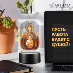 Светодиодный RGB-ночник с иконой "Богородицы с младенцем" — заказать в Минске | Теплый свет